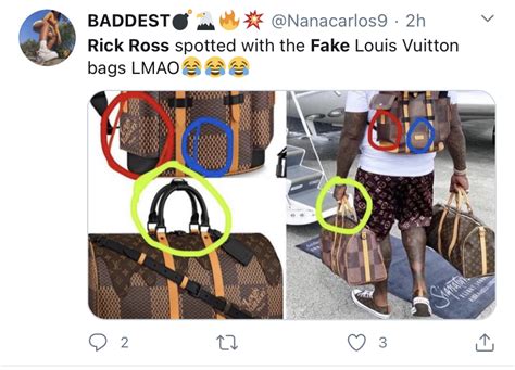 rick ross fake louis vuitton bags|rick ross drug.